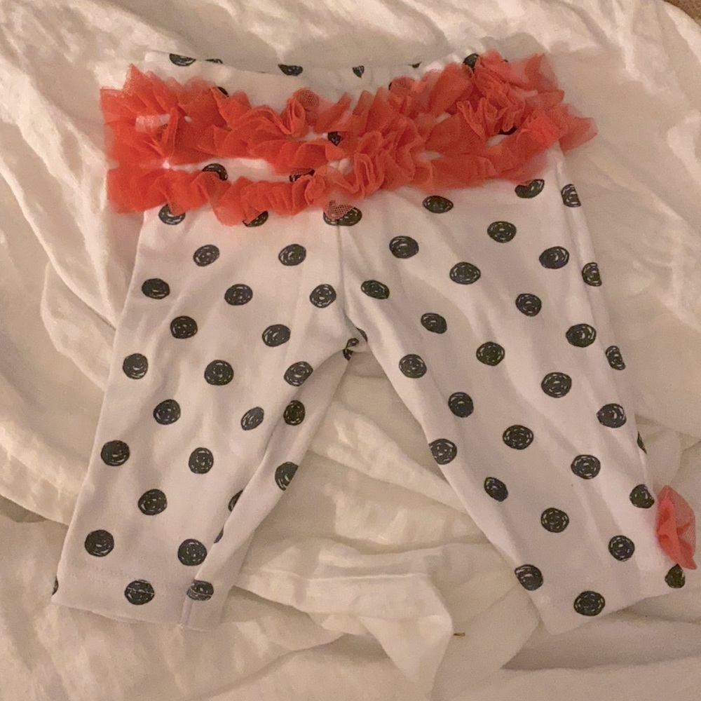 Disney Baby Ruffle Polka Dot Leggings